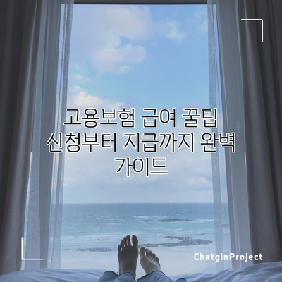 고용보험 급여 꿀팁: 신청부터 지급까지 완벽 가이드