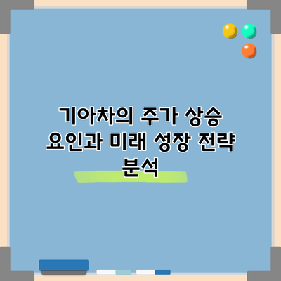 기아차의 주가 상승 요인과 미래 성장 전략 분석