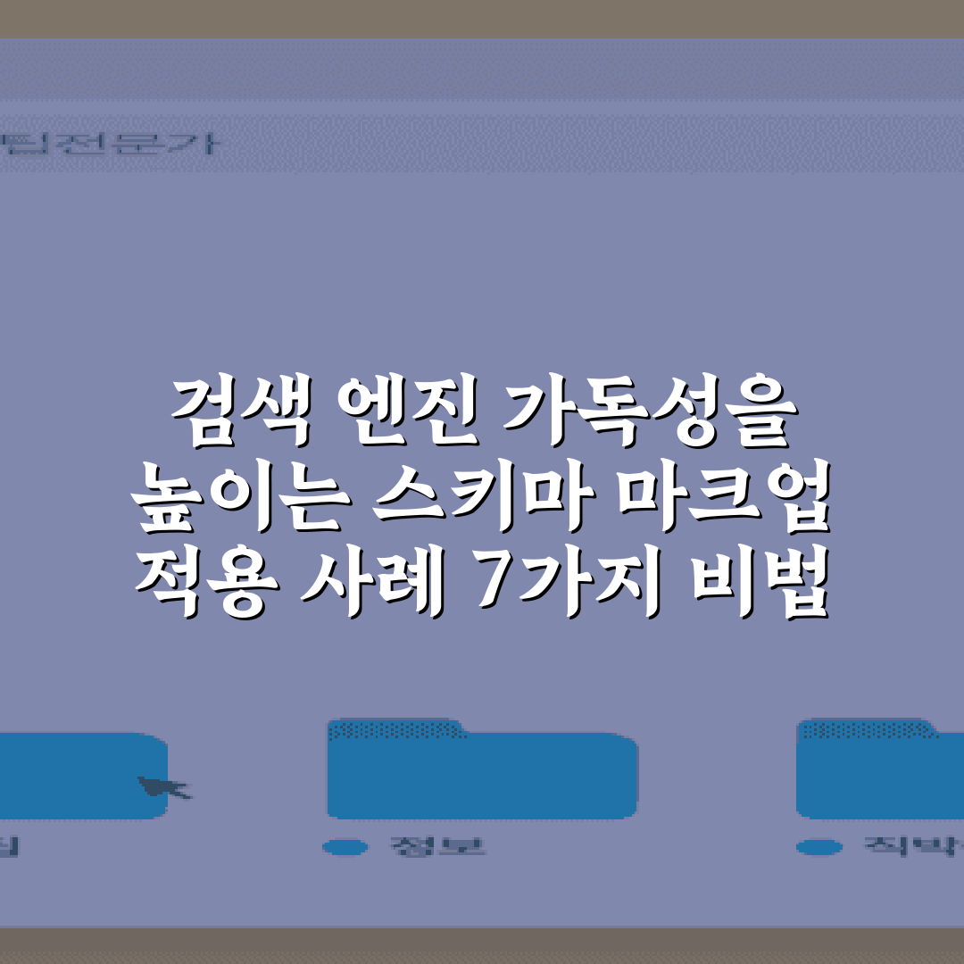 검색 엔진 가독성을 높이는 스키마 마크업 적용 사례 7가지 비법