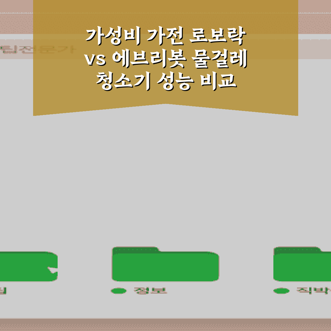 가성비 가전 로보락 vs 에브리봇 물걸레 청소기 성능 비교 총정리 7가지 포인트