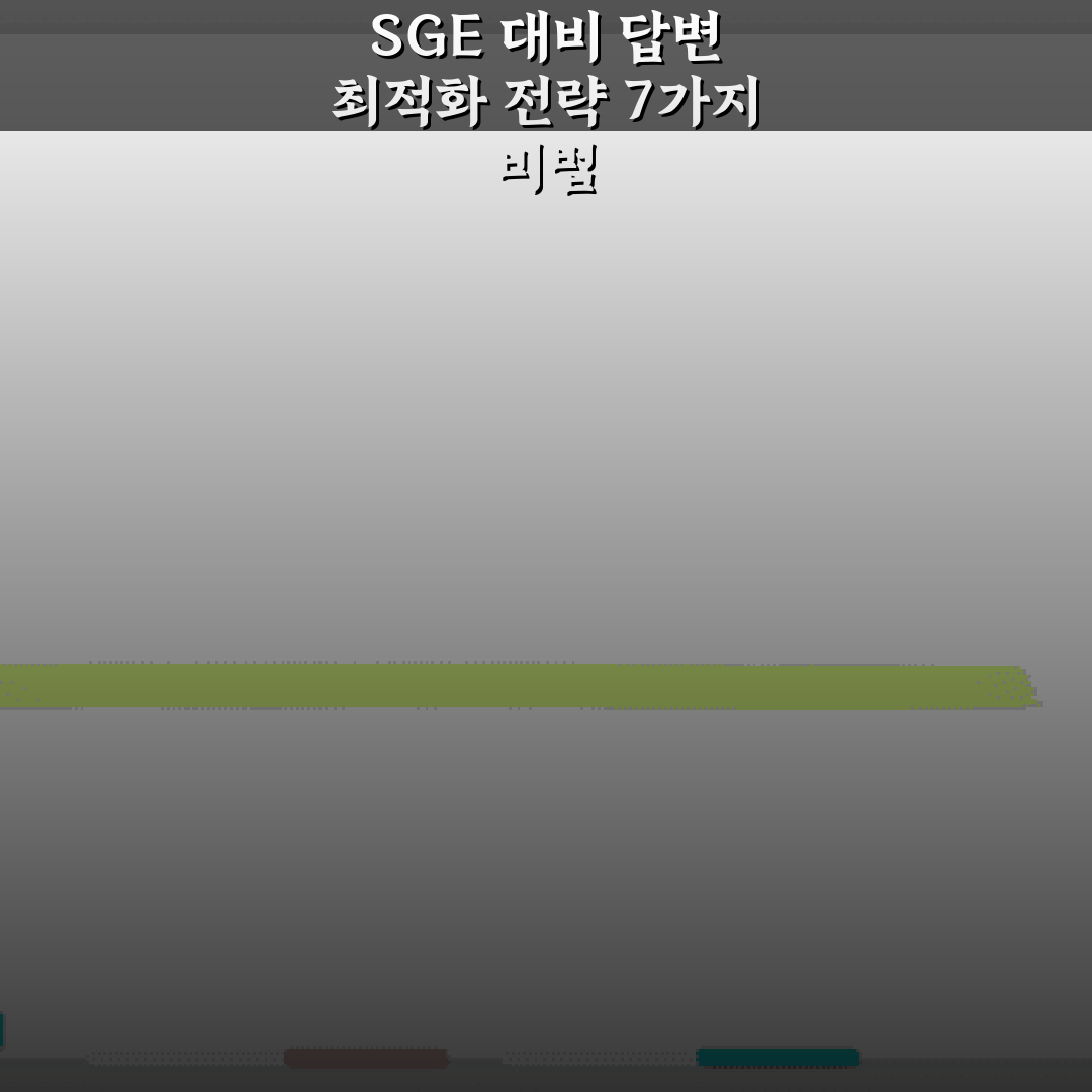 SGE 대비 답변 최적화 전략 7가지 비법