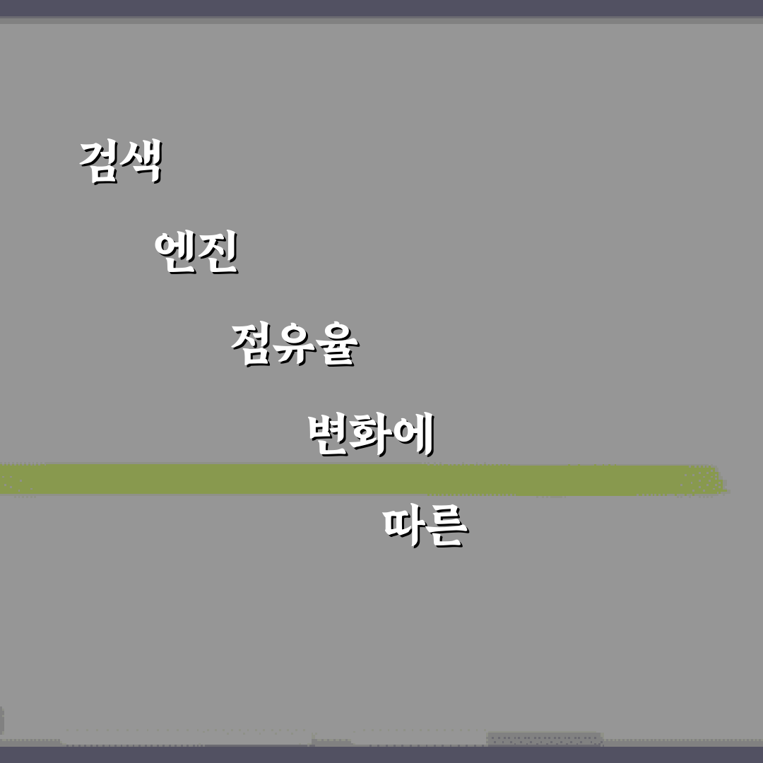 검색 엔진 점유율 변화에 따른 최신 SEO 전략 수정 방법 7가지