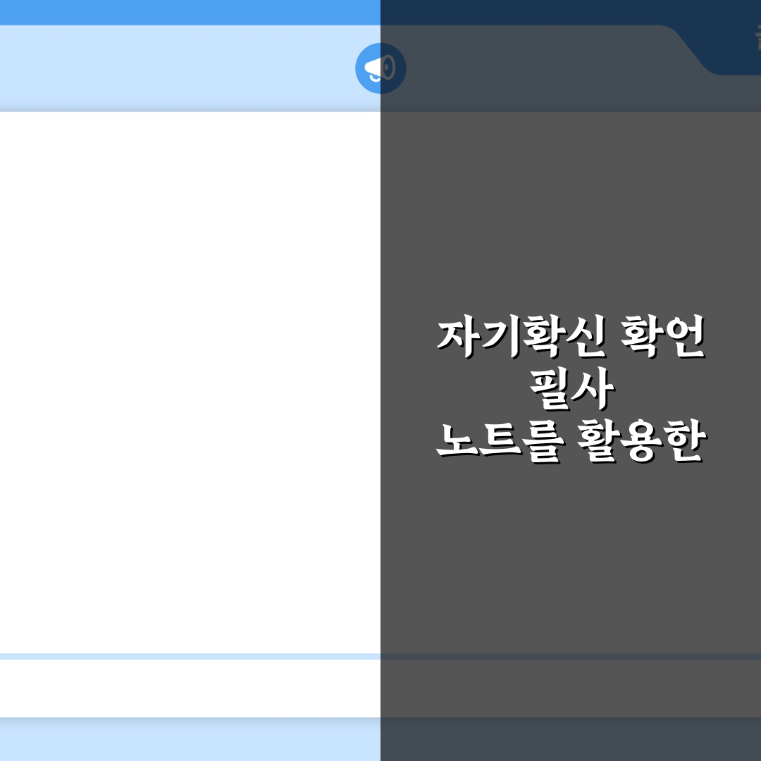 자기확신 확언 필사 노트를 활용한 잠재의식 변화 7가지 방법