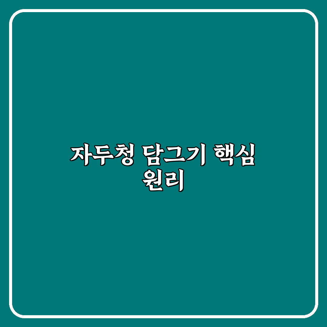 자두청 만들기 초보도 쉬운 비율과 설탕 선택 보관법 정리